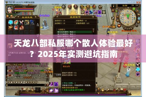 天龙八部私服哪个散人体验最好？2025年实测避坑指南