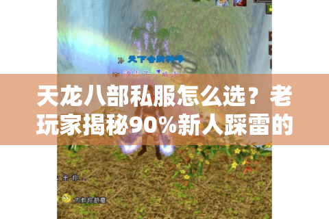天龙八部私服怎么选？老玩家揭秘90%新人踩雷的爆装陷阱