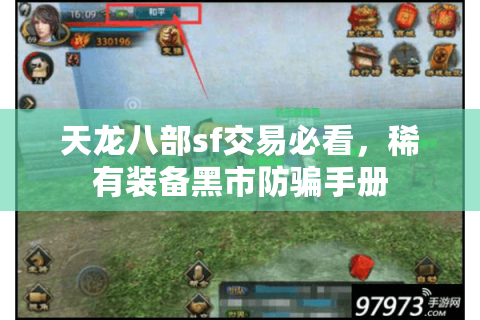 天龙八部sf交易必看，稀有装备黑市防骗手册