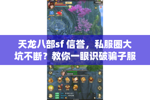 天龙八部sf 信誉，私服圈大坑不断？教你一眼识破骗子服务器
