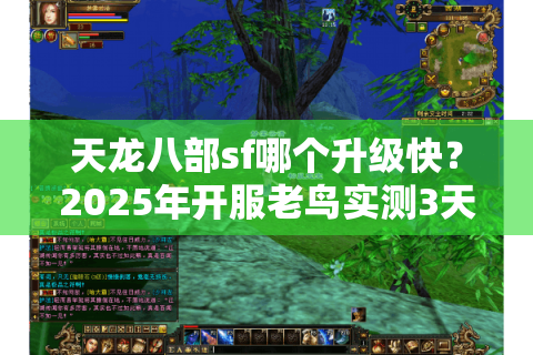 天龙八部sf哪个升级快？2025年开服老鸟实测3天满级方案