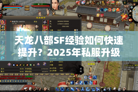 天龙八部SF经验如何快速提升？2025年私服升级避坑指南