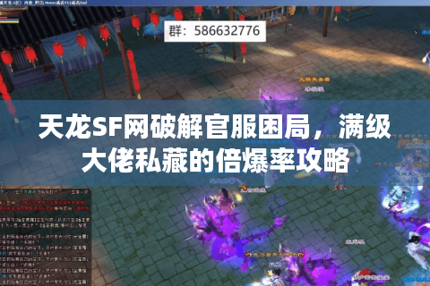 天龙SF网破解官服困局，满级大佬私藏的倍爆率攻略