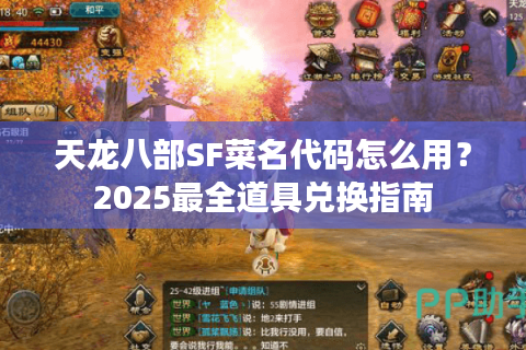 天龙八部SF菜名代码怎么用?2025最全道具兑换指南 天龙八部SF菜名代码怎么用?2025最全道具兑换指南