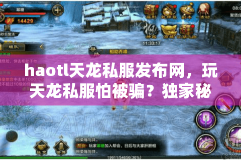 haotl天龙私服发布网，玩天龙私服怕被骗？独家秘籍带你飞！