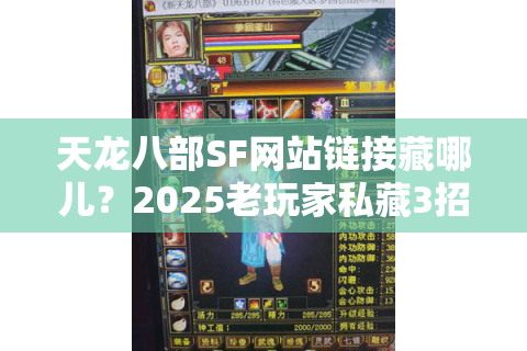 天龙八部SF网站链接藏哪儿？2025老玩家私藏3招破解官网屏蔽术