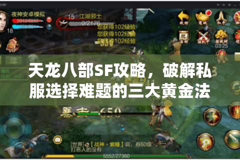天龙八部SF攻略,破解私服选择难题的三大黄金法则? 天龙八部SF攻略,破解私服选择难题的三大黄金法则?
