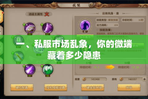一、私服市场乱象，你的微端藏着多少隐患