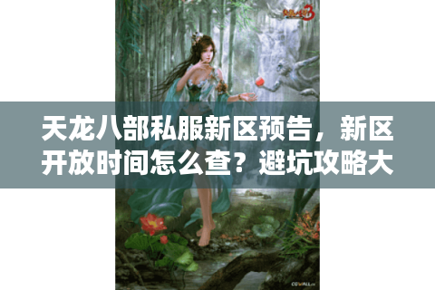 天龙八部私服新区预告，新区开放时间怎么查？避坑攻略大曝光