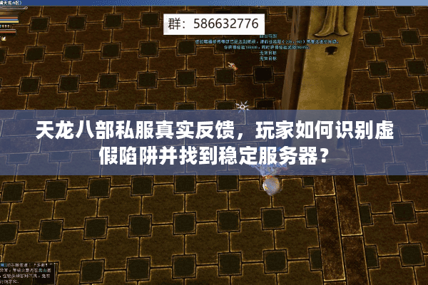 天龙八部私服真实反馈，玩家如何识别虚假陷阱并找到稳定服务器？