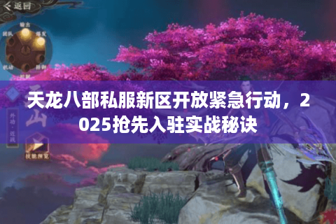 天龙八部私服新区开放紧急行动，2025抢先入驻实战秘诀