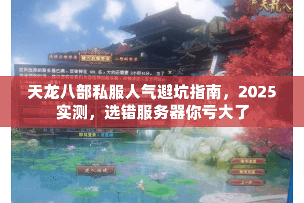 天龙八部私服人气避坑指南，2025实测，选错服务器你亏大了