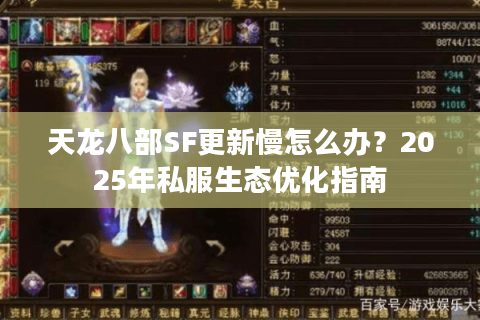 天龙八部SF更新慢怎么办？2025年私服生态优化指南
