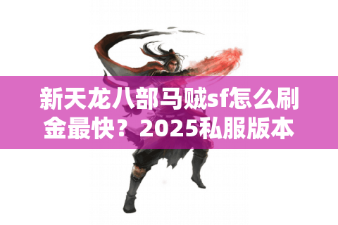 新天龙八部马贼sf怎么刷金最快？2025私服版本必看攻略