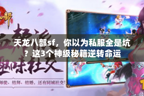 天龙八部sf,你以为私服全是坑?这3个神级秘籍逆转命运 天龙八部sf,你以为私服全是坑?这3个神级秘籍逆转命运