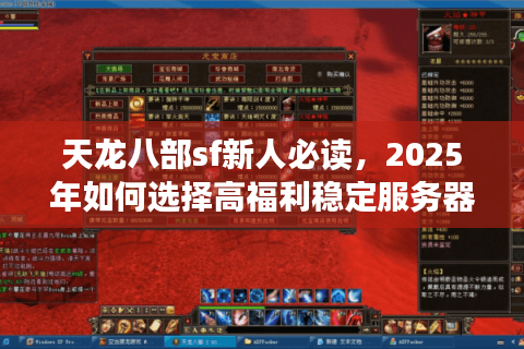 天龙八部sf新人必读，2025年如何选择高福利稳定服务器？