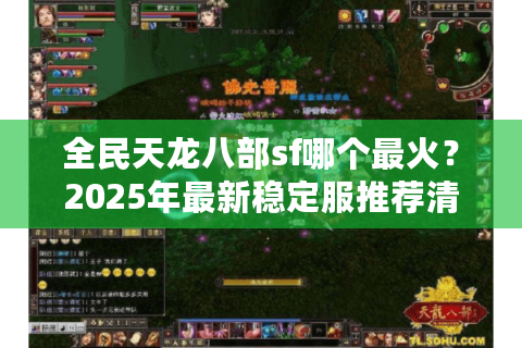 全民天龙八部sf哪个最火？2025年最新稳定服推荐清单