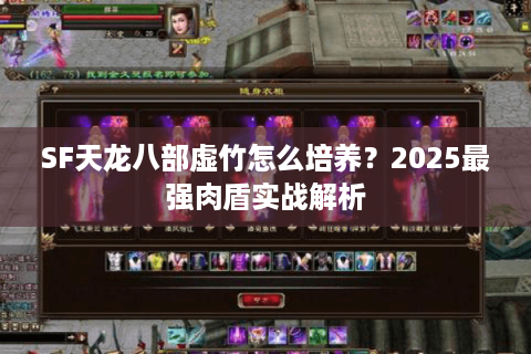 SF天龙八部虚竹怎么培养？2025最强肉盾实战解析