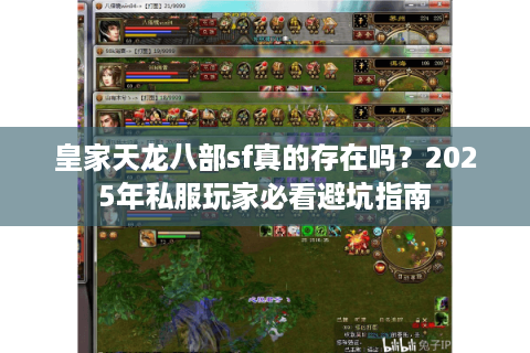 皇家天龙八部sf真的存在吗？2025年私服玩家必看避坑指南