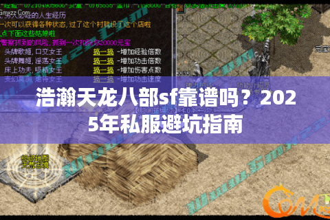 浩瀚天龙八部sf靠谱吗？2025年私服避坑指南