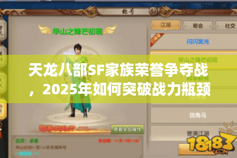天龙八部SF家族荣誉争夺战，2025年如何突破战力瓶颈登顶全服？