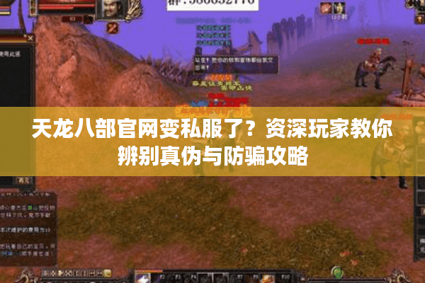 天龙八部官网变私服了？资深玩家教你辨别真伪与防骗攻略