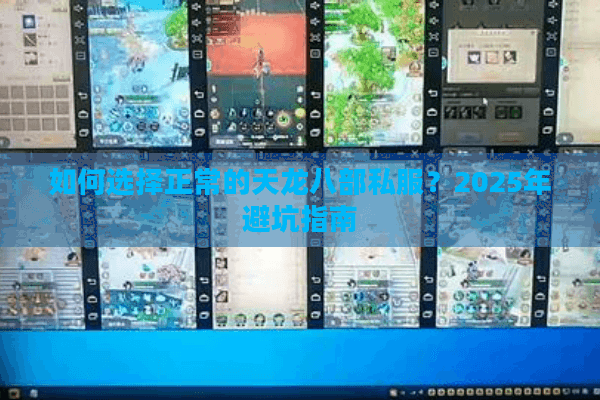 如何选择正常的天龙八部私服？2025年避坑指南