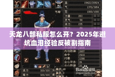 天龙八部私服怎么开？2025年避坑血泪经验反被割指南