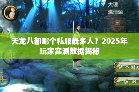 天龙八部哪个私服最多人？2025年玩家实测数据揭秘