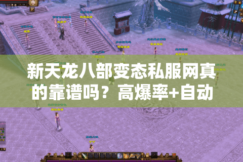 新天龙八部变态私服网真的靠谱吗？高爆率+自动挂机平台实测