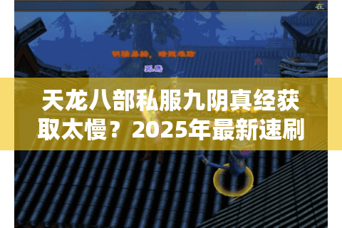 天龙八部私服九阴真经获取太慢？2025年最新速刷攻略揭秘