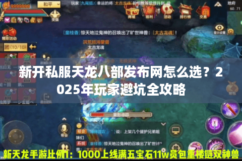 新开私服天龙八部发布网怎么选？2025年玩家避坑全攻略