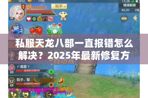 私服天龙八部一直报错怎么解决？2025年最新修复方案实测
