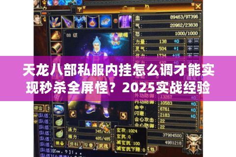 天龙八部私服内挂怎么调才能实现秒杀全屏怪？2025实战经验分享