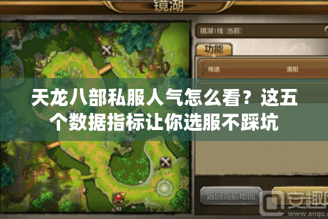 天龙八部私服人气怎么看？这五个数据指标让你选服不踩坑