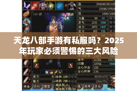 天龙八部手游有私服吗？2025年玩家必须警惕的三大风险