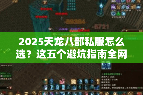 2025天龙八部私服怎么选？这五个避坑指南全网没人敢说