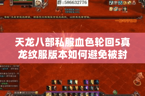 天龙八部私服血色轮回5真龙纹服版本如何避免被封号风险？