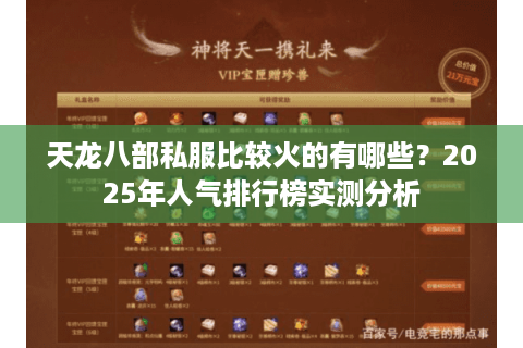 天龙八部私服比较火的有哪些？2025年人气排行榜实测分析