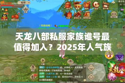 天龙八部私服家族谁号最值得加入？2025年人气族长排行榜揭秘
