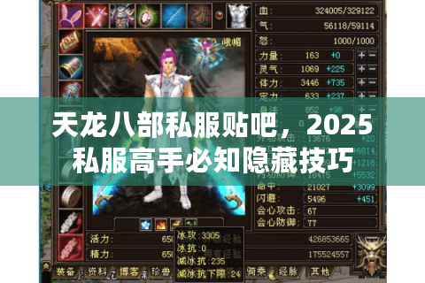 天龙八部私服贴吧,2025私服高手必知隐藏技巧 天龙八部私服贴吧,2025私服高手必知隐藏技巧
