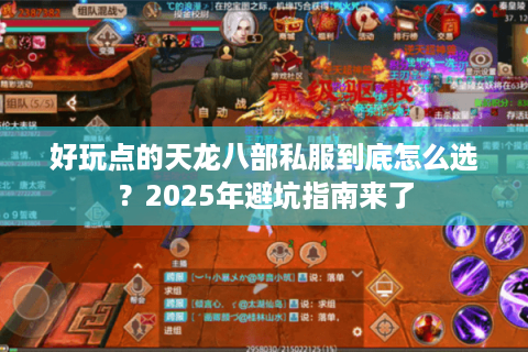 好玩点的天龙八部私服到底怎么选？2025年避坑指南来了