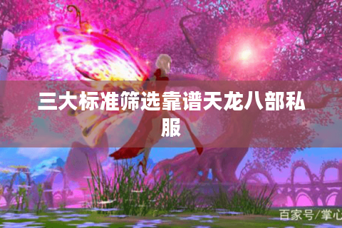 三大标准筛选靠谱天龙八部私服