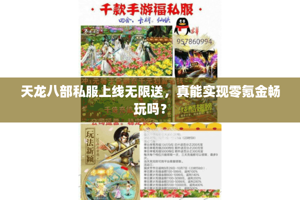 天龙八部私服上线无限送，真能实现零氪金畅玩吗？