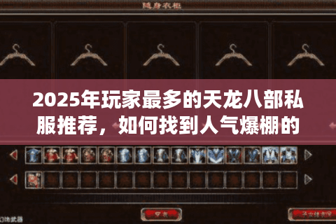 2025年玩家最多的天龙八部私服推荐，如何找到人气爆棚的稳定服务器？