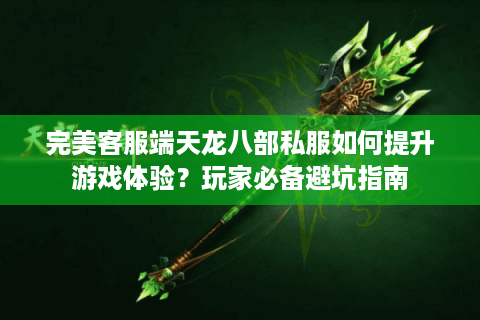 完美客服端天龙八部私服如何提升游戏体验？玩家必备避坑指南
