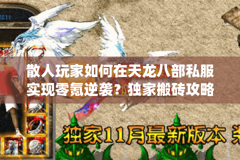 散人玩家如何在天龙八部私服实现零氪逆袭？独家搬砖攻略公开