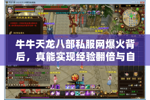 牛牛天龙八部私服网爆火背后，真能实现经验翻倍与自由交易？