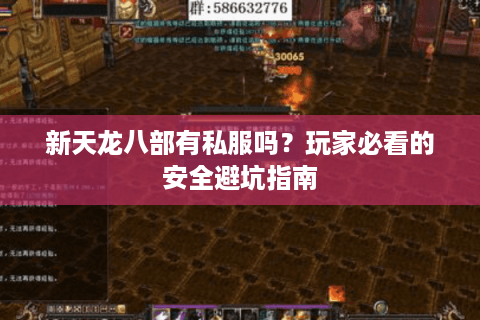 新天龙八部有私服吗？玩家必看的安全避坑指南