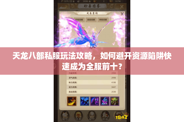 天龙八部私服玩法攻略,如何避开资源陷阱快速成为全服前十? 天龙八部私服玩法攻略,如何避开资源陷阱快速成为全服前十?